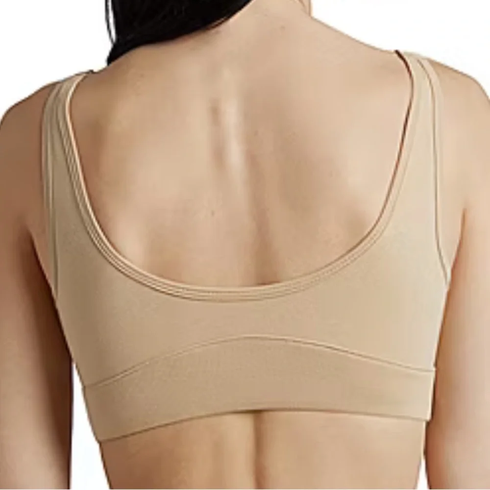 Slick Chicks Wireless Zip Front Adaptive Bra Size Large